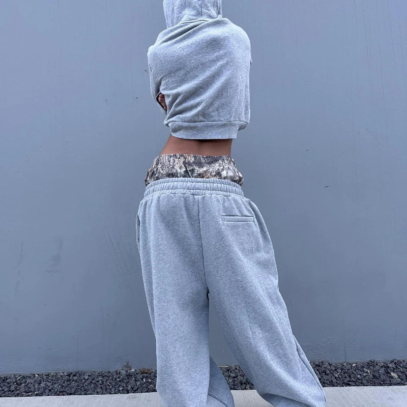 Y2K Camouflage Sweatpants